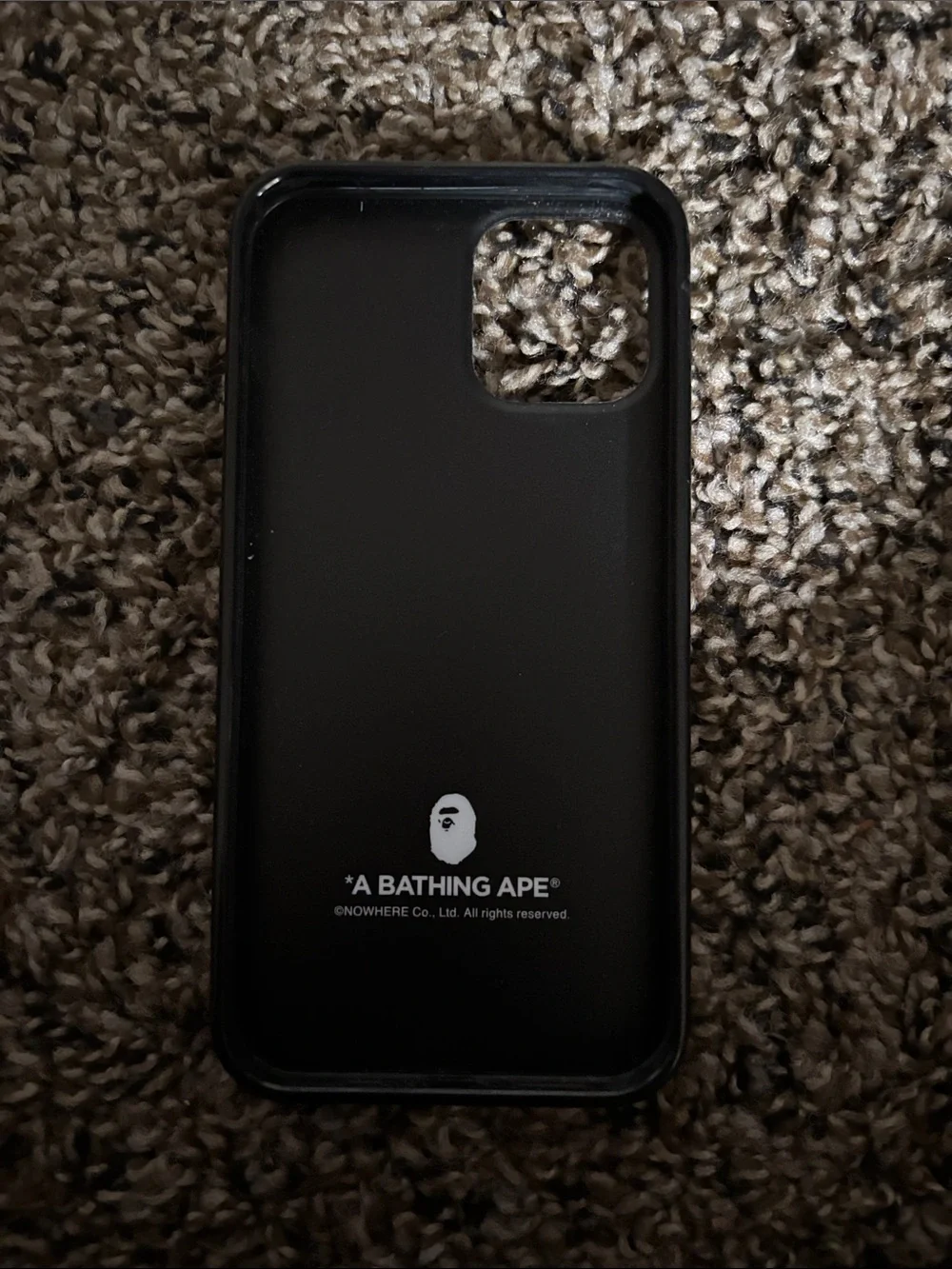 Bape iPhone 12 Red and Pink Camo Shark Phone Case